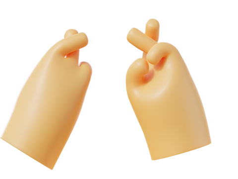 Cartoon Hands Pack Illustration Icon Low-poly 3D Model