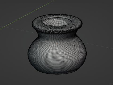 Ancient stone vase 3D 模型