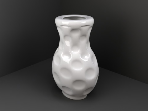 Porcelain vase Model 3D