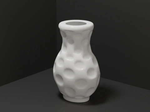 Porcelain vase 3D Model