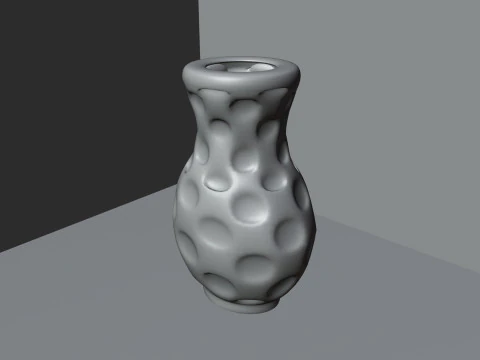 Porcelain vase 3D Model