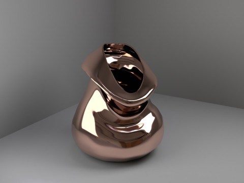 Copper vase Modello 3D
