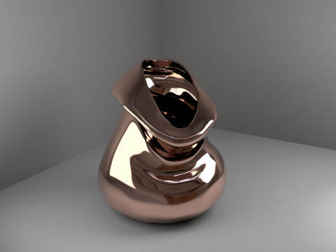 Copper vase 3Dモデル