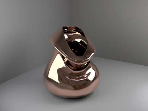 Copper vase 3D Model