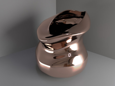 Copper vase 3Dモデル