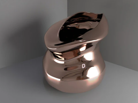 Copper vase 3D Model