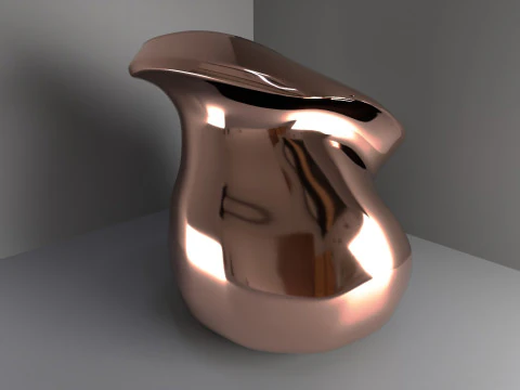 Copper vase 3D Model