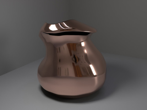 Copper vase 3Dモデル