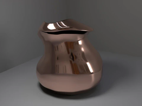 Copper vase 3D Model