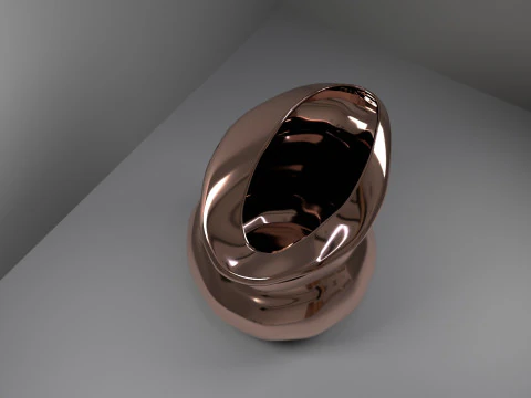 Copper vase 3D Model