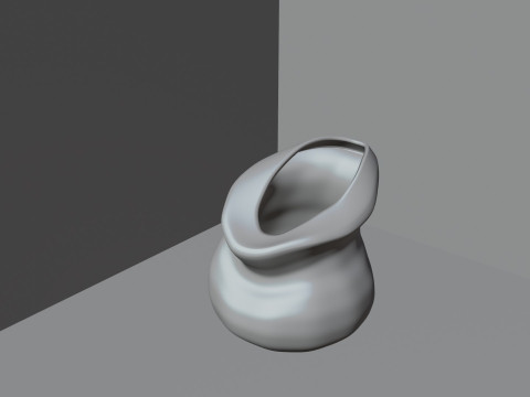Copper vase 3Dモデル