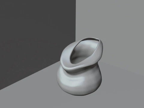 Copper vase 3D Model