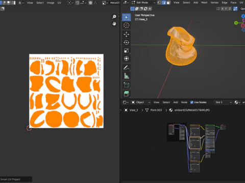 Copper vase 3D Model