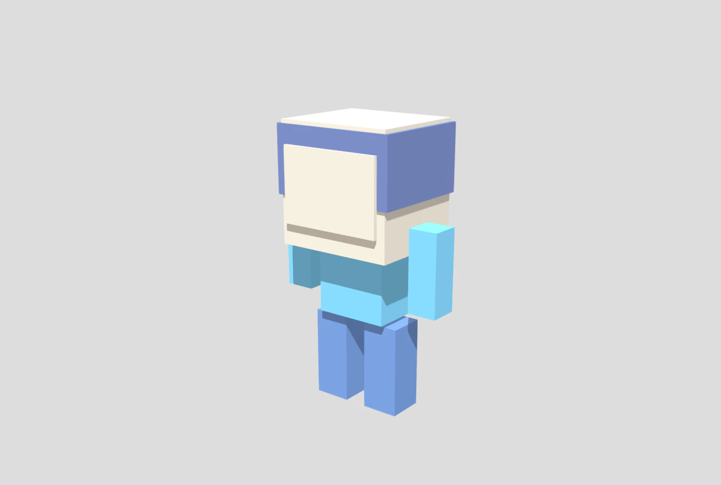 Avatar World Character Prototype 3D Model .c4d .max .obj .3ds .fbx .stl .blend 