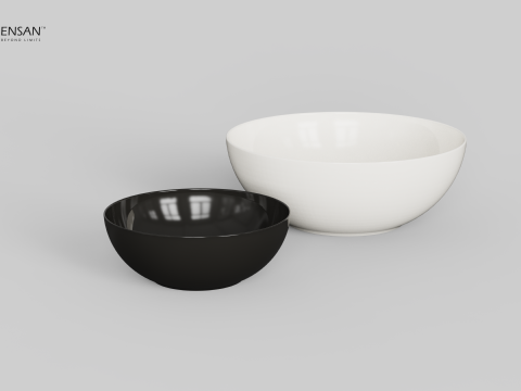 Porcelain Bowl Set 3D Принт Модель