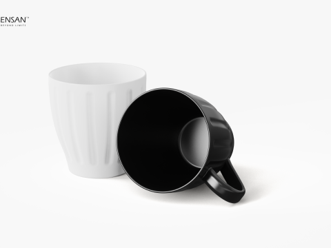 Porcelain Mug 3D Print Model