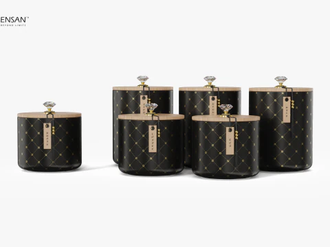 Conjunto Vasilha de Porcelana Modelo de Impressão 3D