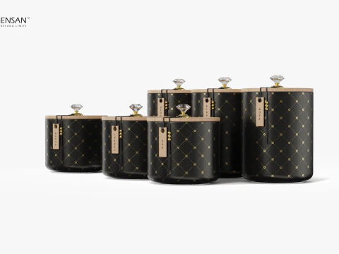 Conjunto Vasilha de Porcelana Modelo de Impressão 3D