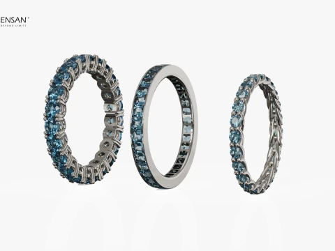 Eternity Rings Collection Pack 3D Print Model