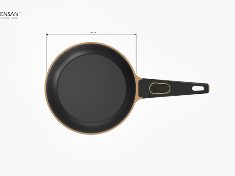 Granite Fry Pan 3D Model