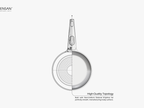 Granite Fry Pan 3D Model