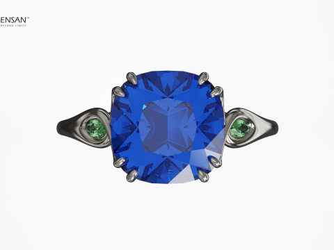 Harry Winston Style Ring 3D Print Model