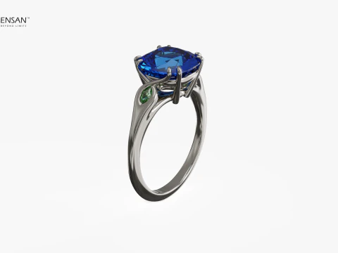 Harry Winston Style Ring 3D Print Model