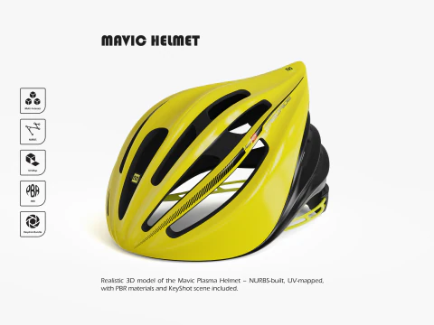 Casco al plasma Mavic Modello 3D