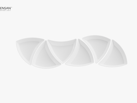 Wave Appetizer Set 3D printmodel