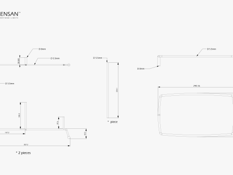 Tiered Serving Stand 3D Принт Модель