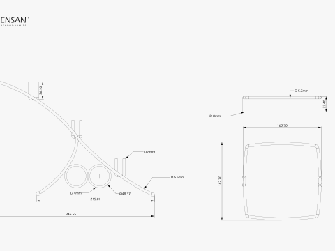 Tiered Serving Decorative Stand Modelo de Impressão 3D