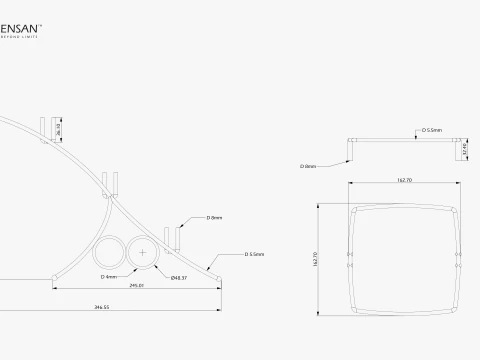Tiered Serving Decorative Stand 3D Print Model