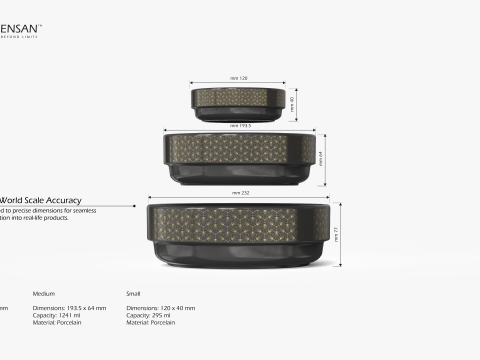 Baking Dish Set 3D 打印模型