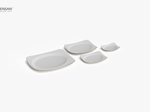 Porcelain Dinner Set 3D प्रिंट मॉडल
