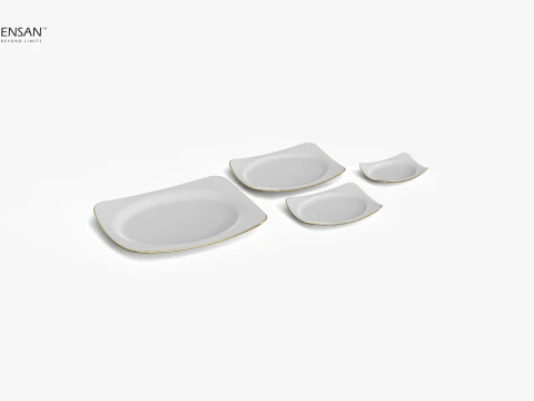 陶瓷餐具 3D 打印模型