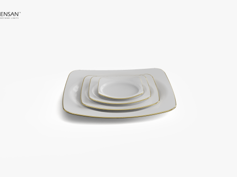 Porcelain Dinner Set 3D प्रिंट मॉडल