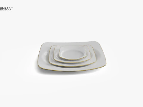 陶瓷餐具 3D 打印模型