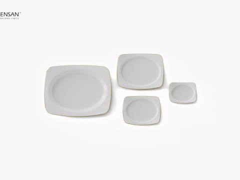 Porcelain Dinner Set 3D प्रिंट मॉडल