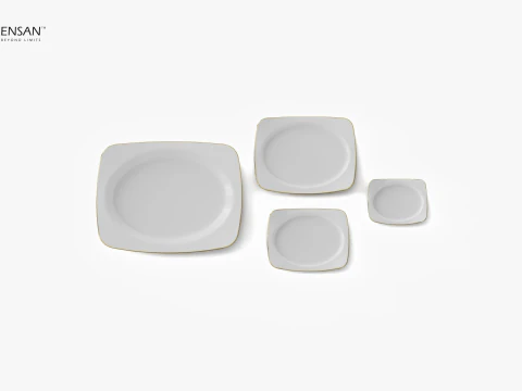 陶瓷餐具 3D 打印模型