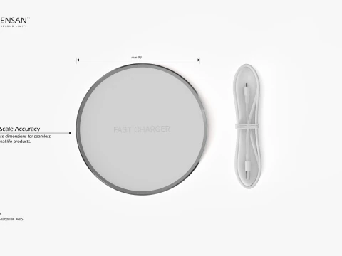 वायरलेस चार्जर 3D मॉडल