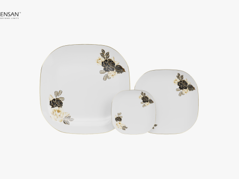 磁器ディナーセット 3Dプリントモデル