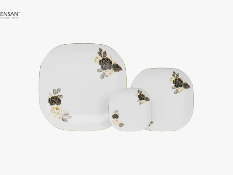 Porcelain Dinner Set 3D Print Model