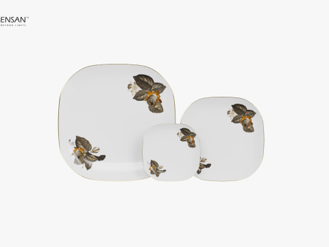 磁器ディナーセット 3Dプリントモデル