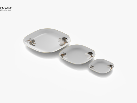 磁器ディナーセット 3Dプリントモデル