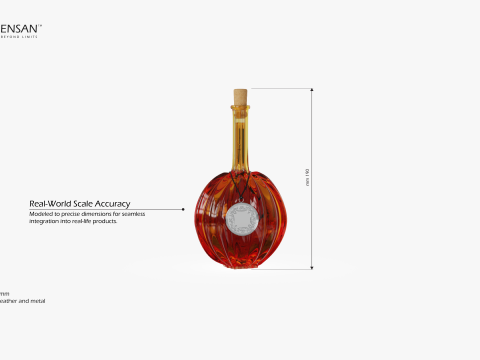 Halloween Pumpkin Bottle 3D Print Model