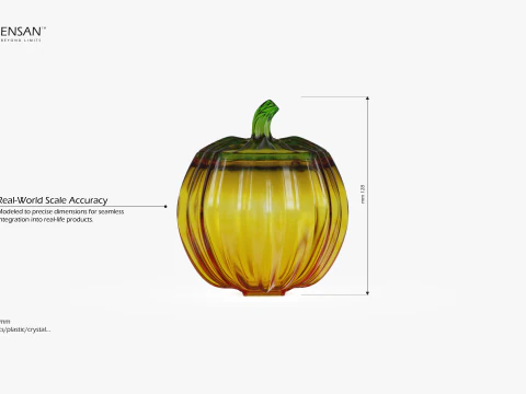 Halloween Pumpkin container 3D Print Model