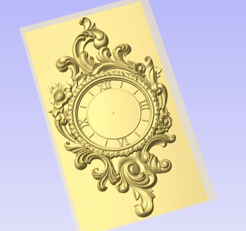 Clock 3D Model .c4d .max .obj .3ds .fbx .stl .blend 