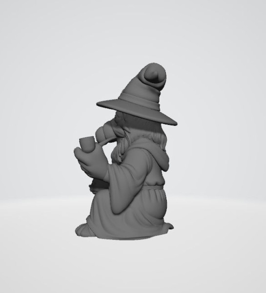 Yabyab Warrior Statue 3D Модель .c4d .max .obj .3ds .fbx .stl .blend 