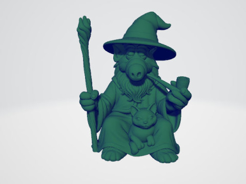 Yabyab Warrior Statue 3D Модель