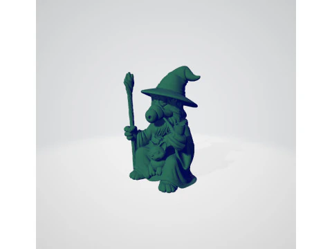 Yabyab Warrior Statue 3D Model